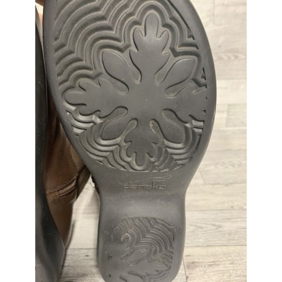 Dansko Delilah‎ Equestrian Riding Tall Boots Brown Size 37 Leather - Picture 16 of 16